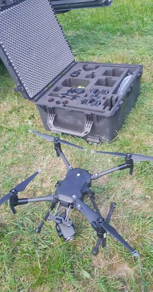dron do poszukiwań osób, które uciekały przed Policją