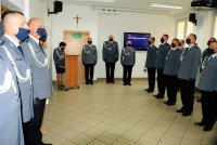 przemówienie Komendanta Powiatowego Policji w Mońkach