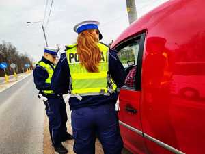 Policjanci z monieckiej drogówki zwracali szczególną uwagę na kierowców ciężarówek, samochodów dostawczych i autobusów.