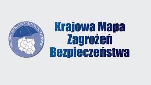 plakat z napisem Krajowa Mapa Zagrożeń Bezpieczeństwa