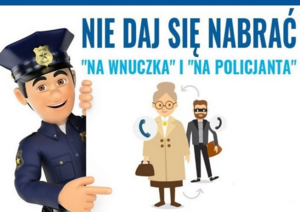 policjant, starsza kobieta, oszust