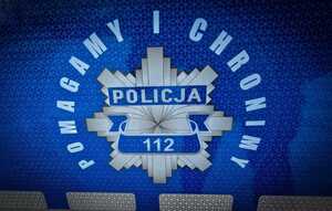 napis Policja  - chronimy i pomagamy