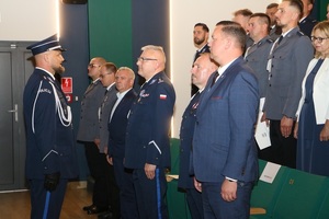 Powiatowe obchody Święta Policji w Komendzie Powiatowej Policji w Mońkach